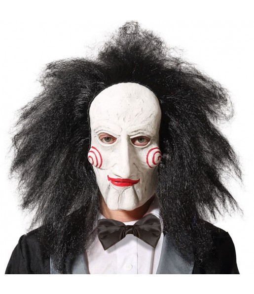 Saw Clown Billy Maske zur Vervollständigung Ihres Horrorkostüms