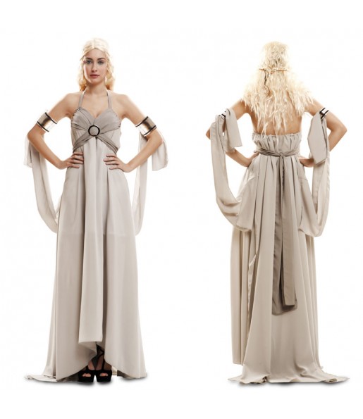 Kostüm Sie sich als Daenerys Targaryen Deluxe Kostüm für Damen-Frau für Spaß und Vergnügungen