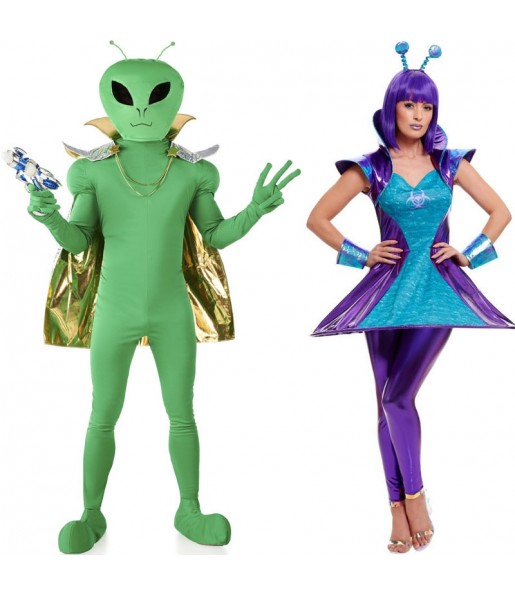Außerirdische Kostüme für Paare