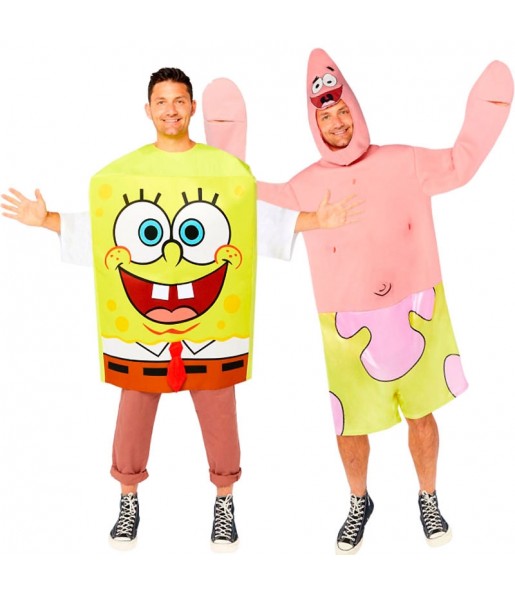 Mit dem perfekten SpongeBob Schwammkopf und Patrick Star-Duo kannst du auf deiner nächsten Faschingsparty für Furore sorgen.