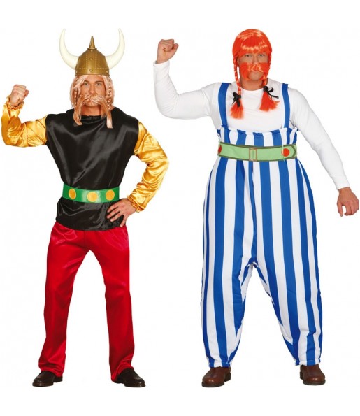 Mit dem perfekten Asterix und Obelix-Duo kannst du auf deiner nächsten Faschingsparty für Furore sorgen.
