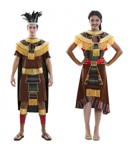 Mit dem perfekten Azteken-Duo kannst du auf deiner nächsten Faschingsparty für Furore sorgen.