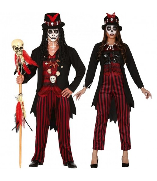 Mit dem perfekten Voodoo-Schamanen-Duo kannst du auf deiner nächsten Faschingsparty für Furore sorgen.