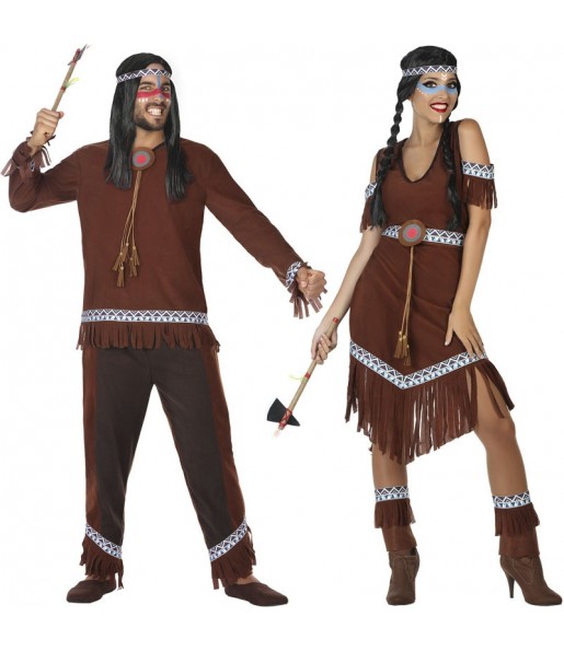 Mit dem perfekten Apachen-Indianer-Duo kannst du auf deiner nächsten Faschingsparty für Furore sorgen.
