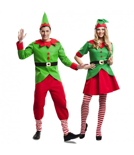 Mit dem perfekten Elfen Weihnachten-Duo kannst du auf deiner nächsten Faschingsparty für Furore sorgen.