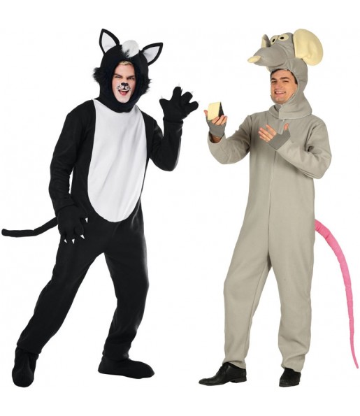 Katze und Ratte Kostüme für Paare
