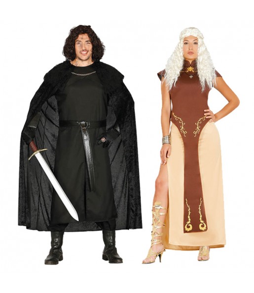 Mit dem perfekten Jon Snow und Daenerys Targaryen-Duo kannst du auf deiner nächsten Faschingsparty für Furore sorgen.