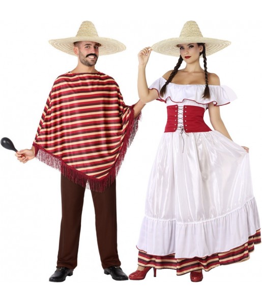 Mit dem perfekten Klassische Mexikaner-Duo kannst du auf deiner nächsten Faschingsparty für Furore sorgen.