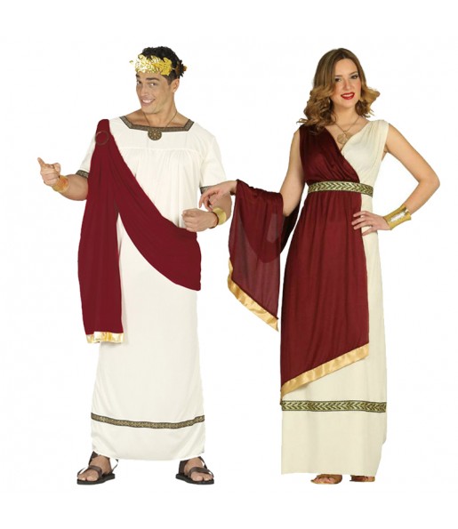 Mit dem perfekten Römer Antike Rom-Duo kannst du auf deiner nächsten Faschingsparty für Furore sorgen.