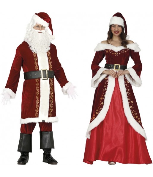 Mit dem perfekten Weihnachtsmann Deluxe-Duo kannst du auf deiner nächsten Faschingsparty für Furore sorgen.