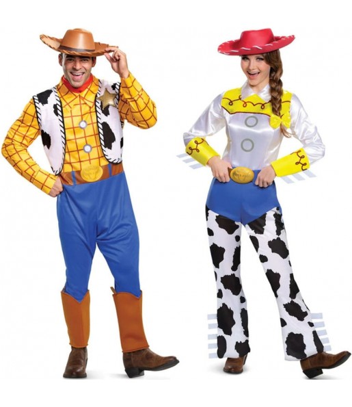 Mit dem perfekten Toy Story-Duo kannst du auf deiner nächsten Faschingsparty für Furore sorgen.