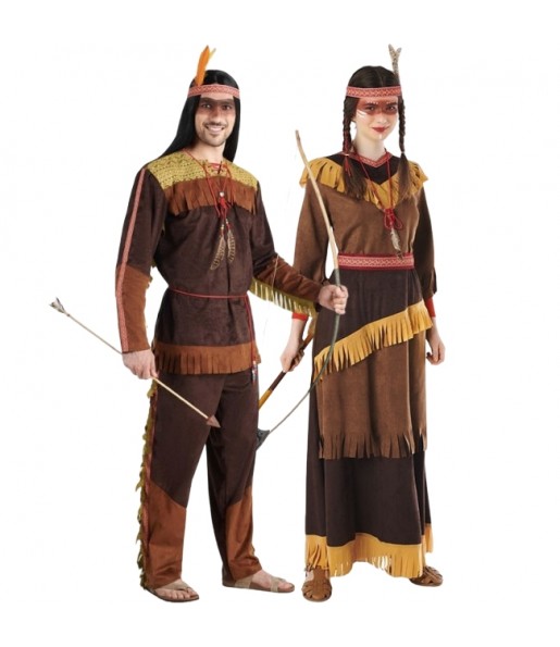 Arapahoe-Stamm-Indianer Kostüme für Paare