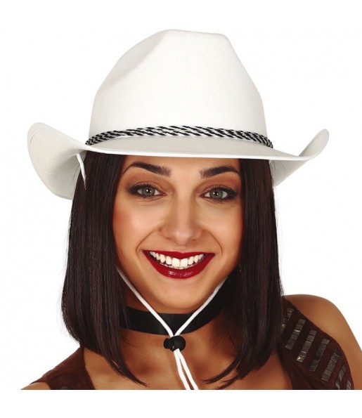 Dallas Cowboyhut um Ihr Kostüm zu vervollständigen