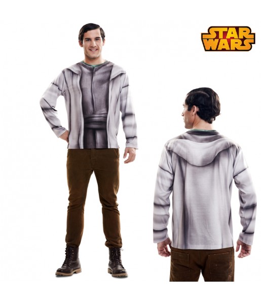 Jedi-Meister Yoda T-Shirt Erwachseneverkleidung für einen Faschingsabend