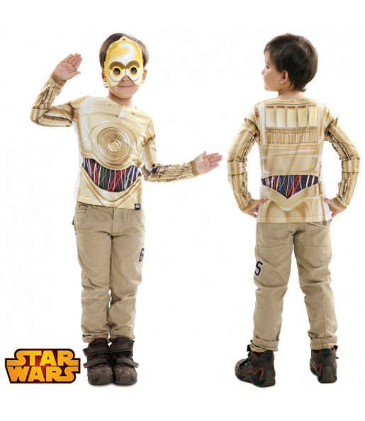 C-3PO T-Shirt Kinderverkleidung, die sie am meisten mögen