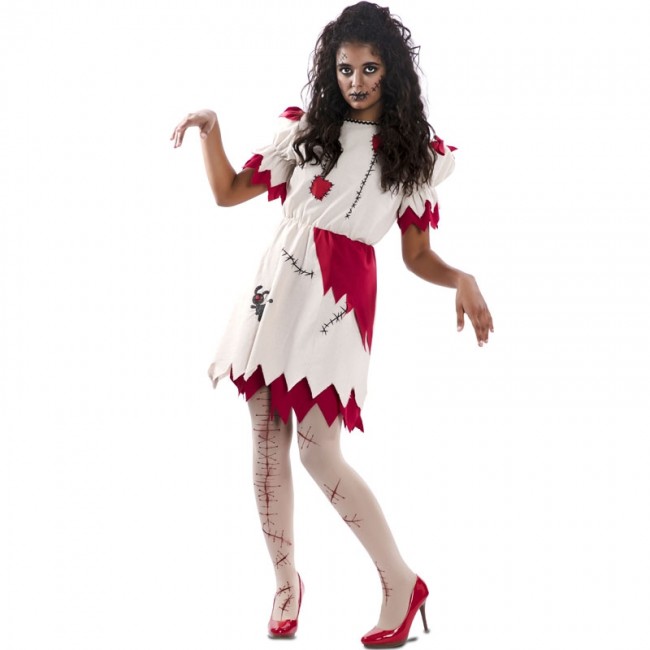 Voodoo Puppe-kostüm schrecklichste Frau von Halloween