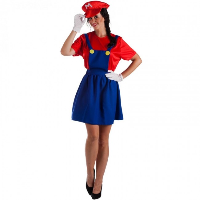 ▷ Videospiel Super Mario Kostüm für Damen