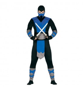 Eis Ninja Erwachseneverkleidung für einen Faschingsabend