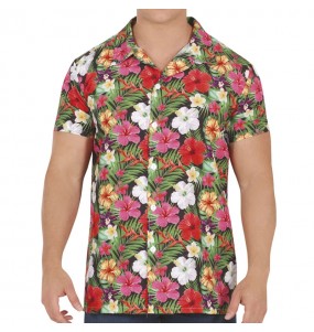 Hawaiihemd mit Blumenmuster