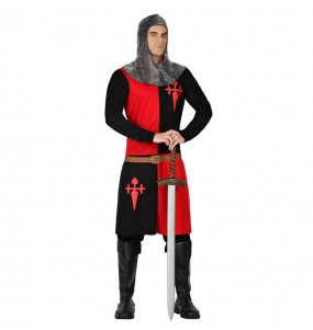 Mittelalter Ritter Erwachseneverkleidung für einen Faschingsabend