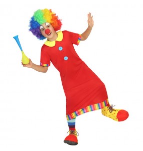 Roter Tunika Clown Kinderverkleidung, die sie am meisten mögen