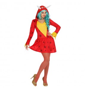 Kostüm Sie sich als Roter Drache Kostüm für Damen-Frau für Spaß und Vergnügungen