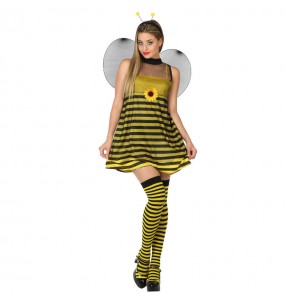 Kostüm Sie sich als Biene mit Blumen Kostüm für Damen-Frau für Spaß und Vergnügungen