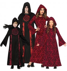 Kostüme Hexenmeister der Nacht für Gruppen und Familien