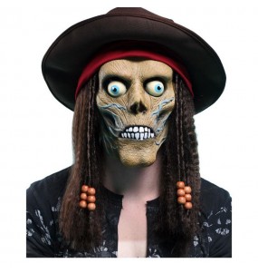 Piraten-Totenkopf Maske