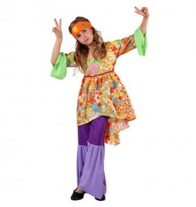 Psychedelisches Hippie Mädchenverkleidung, die sie am meisten mögen