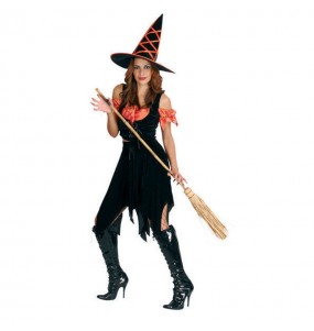 Hexe Halloween Kostüm Frau für Halloween Nacht
