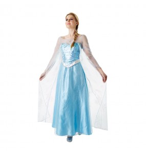 Kostüm Sie sich als Elsa Frozen Kostüm für Damen-Frau für Spaß und Vergnügungen