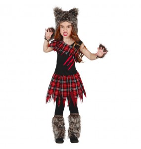 Verkleiden Sie die Schottische WölfinMädchen für eine Halloween-Party
