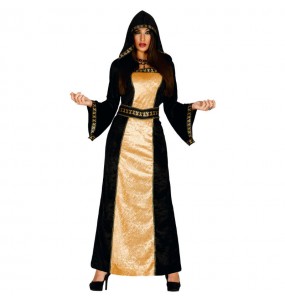 Dunkle Priesterin Kostüm Frau für Halloween Nacht