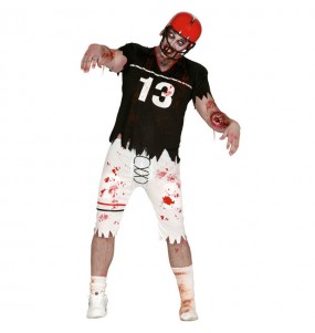 Verkleidung Zombie Rugby Erwachsene für einen Halloween-Abend