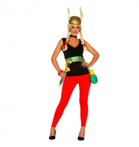 Kostüm Sie sich als Asterix Kostüm für Damen-Frau für Spaß und Vergnügungen