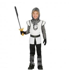 Weißer mittelalterlicher Ritter Kinderverkleidung, die sie am meisten mögen