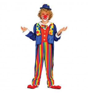 Mehrfarbiger Clown Kinderverkleidung, die sie am meisten mögen