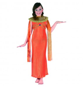 Orangefarbenes ägyptisches Kostum