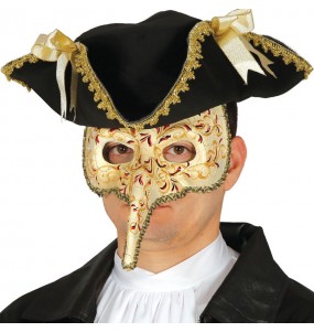 Venezianische Augenmaske mit Schnabel