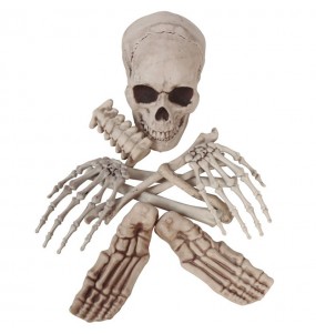 Beutel 12 Skelettknochen für halloween