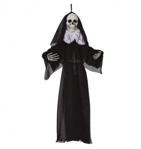 Nonnen-Skelett-Anhänger für halloween