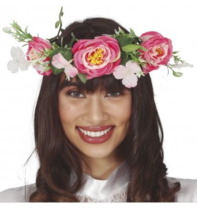 Stirnband mit großen Blumen