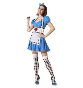 Alice im Wunderland Märchen Kostüm für Damen