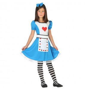 Alice im Wunderland Märchen Mädchenverkleidung, die sie am meisten mögen