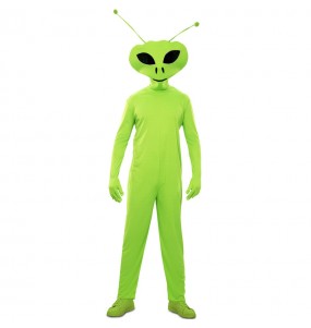Grüner Alien Kostüm für Herren