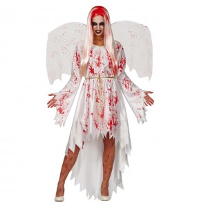 Blutige Engel Kostüm Frau für Halloween Nacht