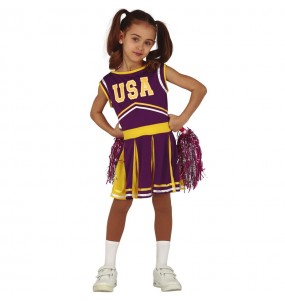USA Cheerleader Mädchenverkleidung, die sie am meisten mögen