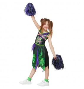 Giftige Cheerleader Kostüm für Mädchen