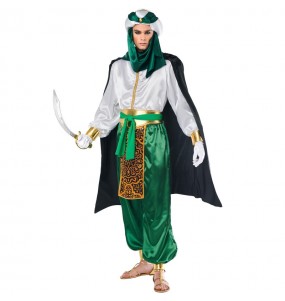 Arabische Beduinen grün Kostüm für Herren